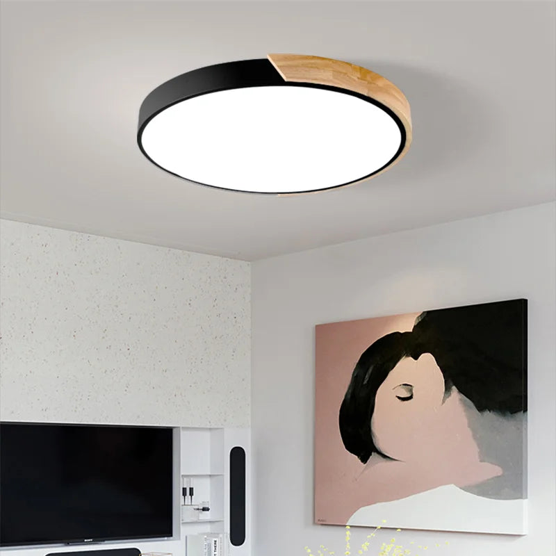 Wood Ceiling Led