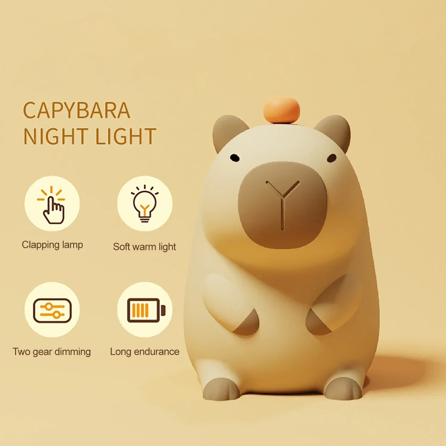 Capybara Toy Led 2