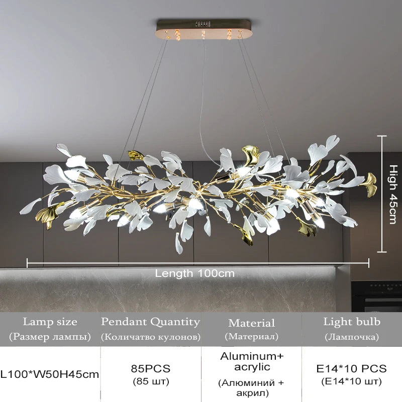 Leaf Hanging Led 3