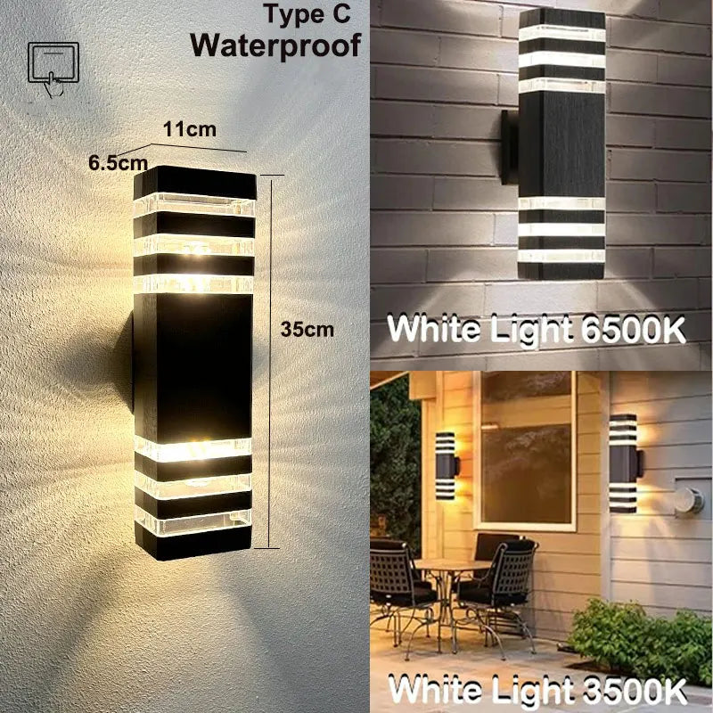 Double Head Wall Outdoor Led